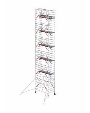 Rolsteiger RS TOWER 52-S Safe-Quick® Guardrail - Gevelvrij - 1,35x3,05 - werkhoogte 13,20m - Fiber-Deck®