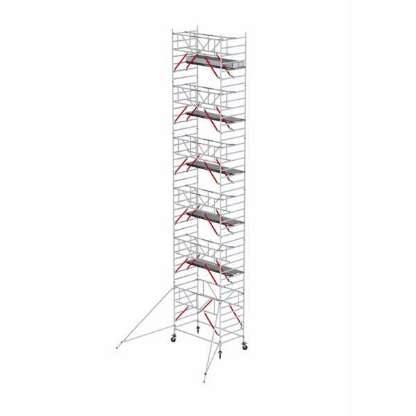 Rolsteiger RS TOWER 52-S Safe-Quick® Guardrail - Gevelvrij - 1,35x1,85 - werkhoogte 13,20m - Fiber-Deck®