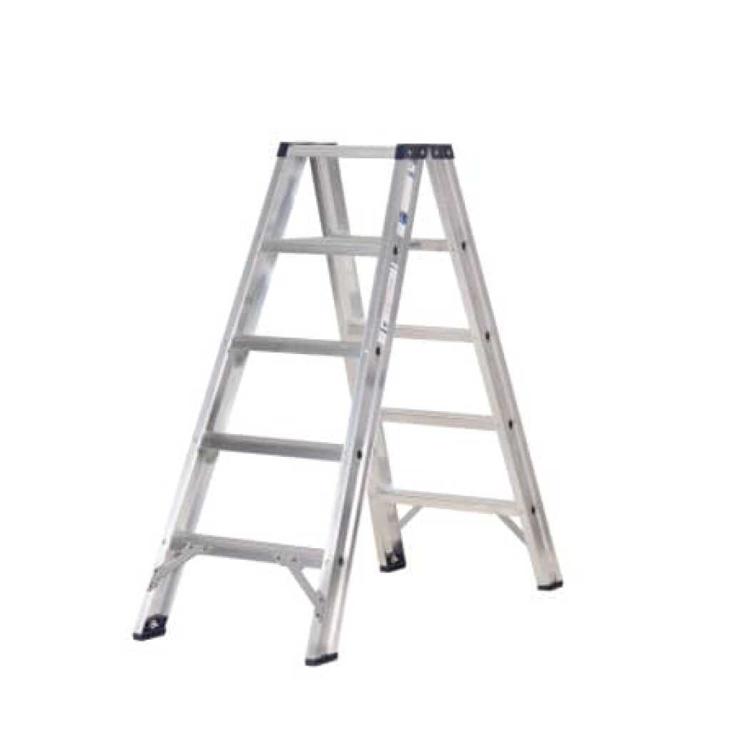 Dubbele trapladder Premium 2x5 treden
