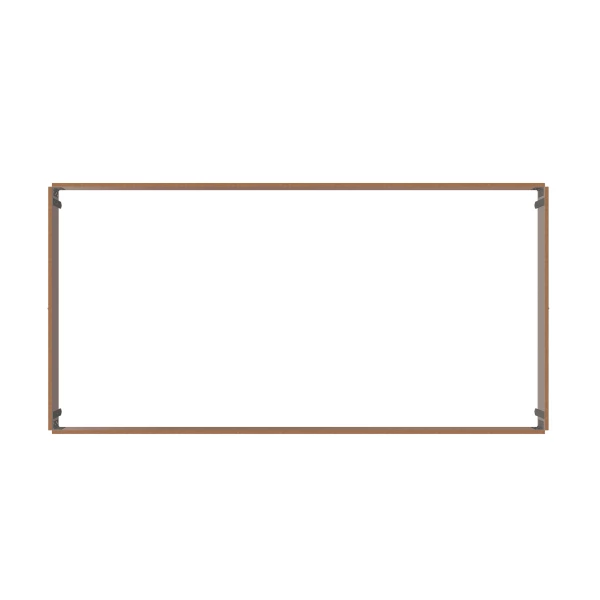 PRO IND. ASC Kantplankset hout 135x305 compleet incl. houders