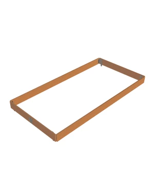 PRO IND. ASC Kantplankset hout 135x305 compleet incl. houders