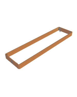 ASC Kantplankset hout 75x305 compleet incl. houders