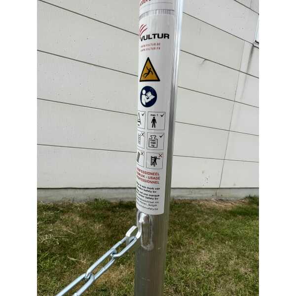 Vultur tripod ladder 240 cm met 3 verstelbare poten - 2.40m