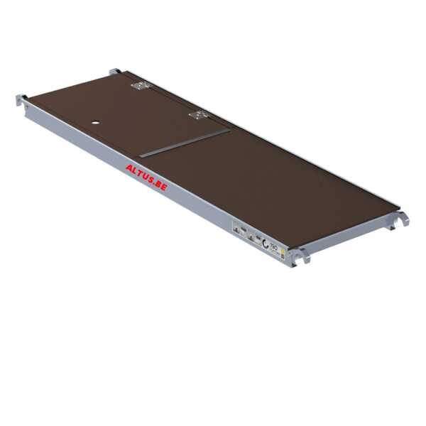 PRO Kamersteiger 0.75mx1.85m 3.00mWh Met Luik Hout