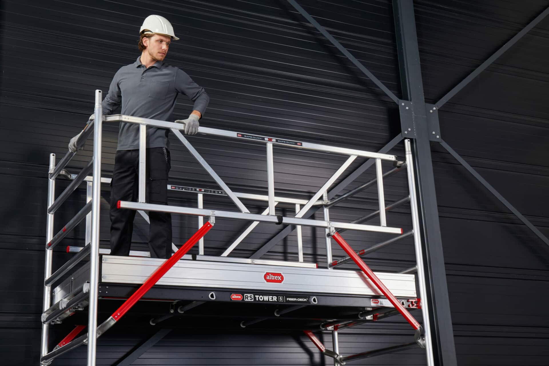 Altrex RS TOWER 51 PLUS-S Safe-Quick® - 0,90x2,45 - WH 8,20m - Fiber-Deck® - Afbeelding 2