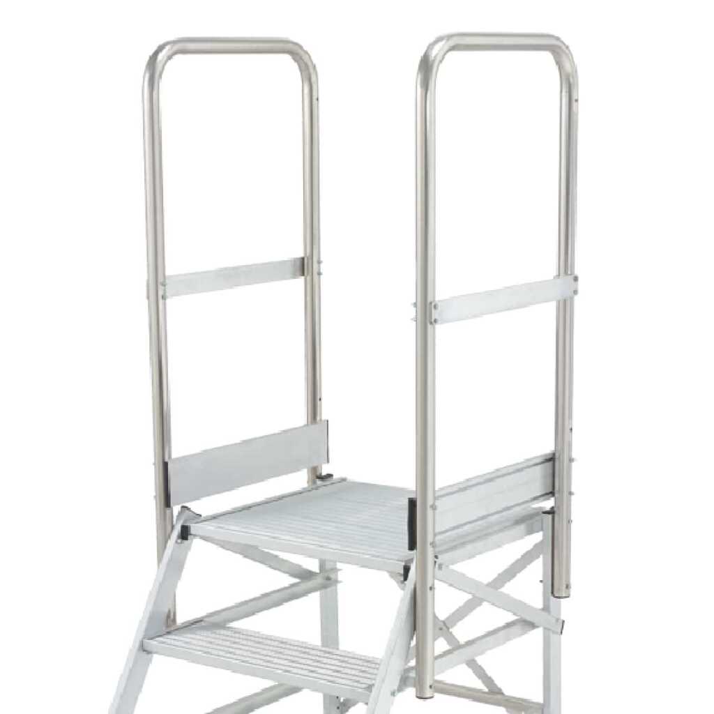 Bordestrap podium zijdelingse leuning