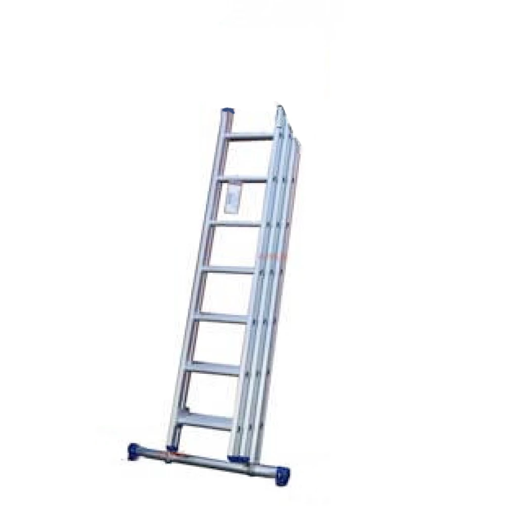 Solide 3-delige omvormladder 3×7 sporten D07rb