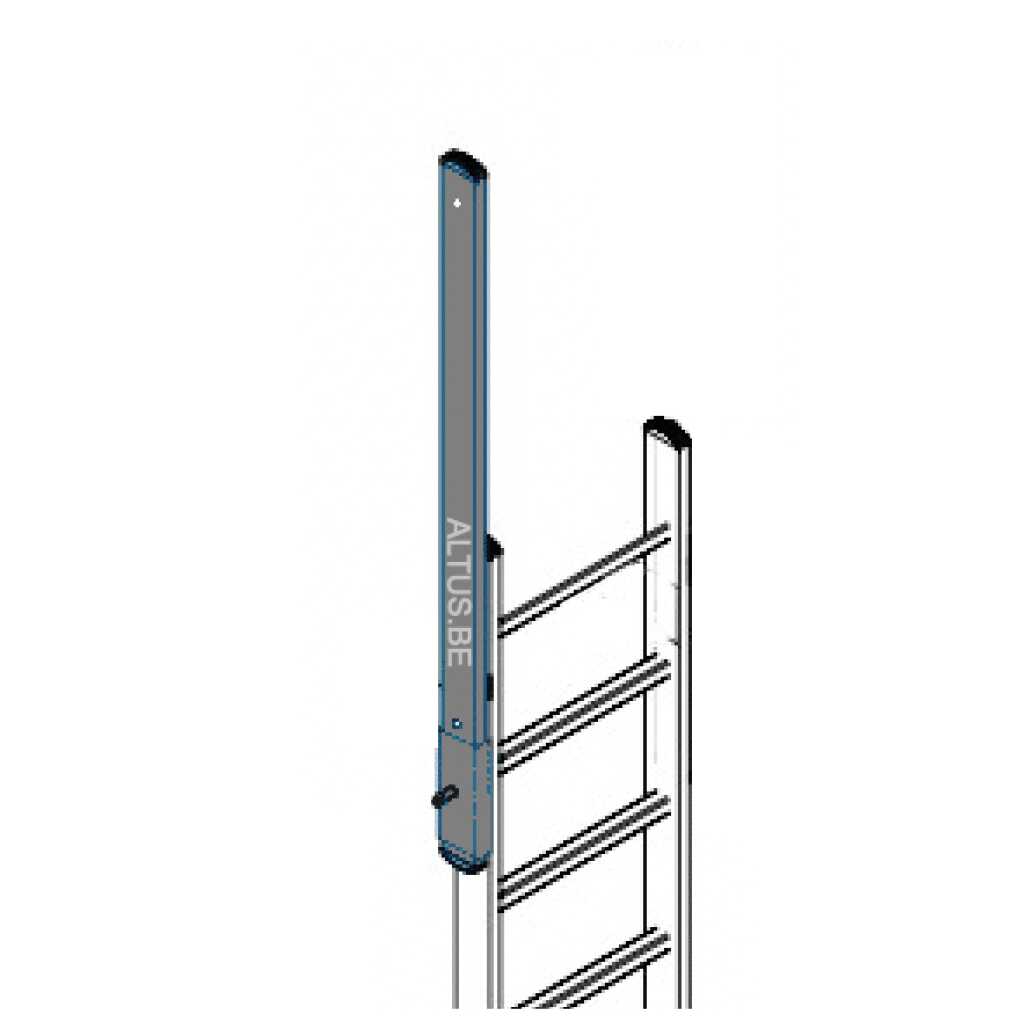 Uitschuifbare leuning voor brandladder Solide-BLUL-5413432150079