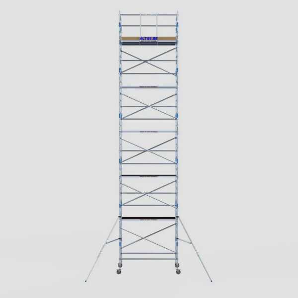 Combideal aanhangwagen + rolsteiger Alumexx Light 135x250x12,20m werkhoogte