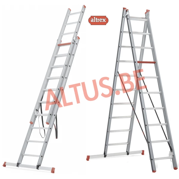 Altrex 2-delige reformladder Atlantis 2x10 sporten - 4.63m