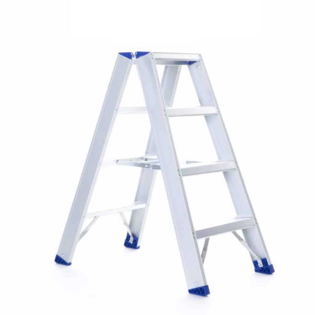 dubbele trapladder 2x4 treden