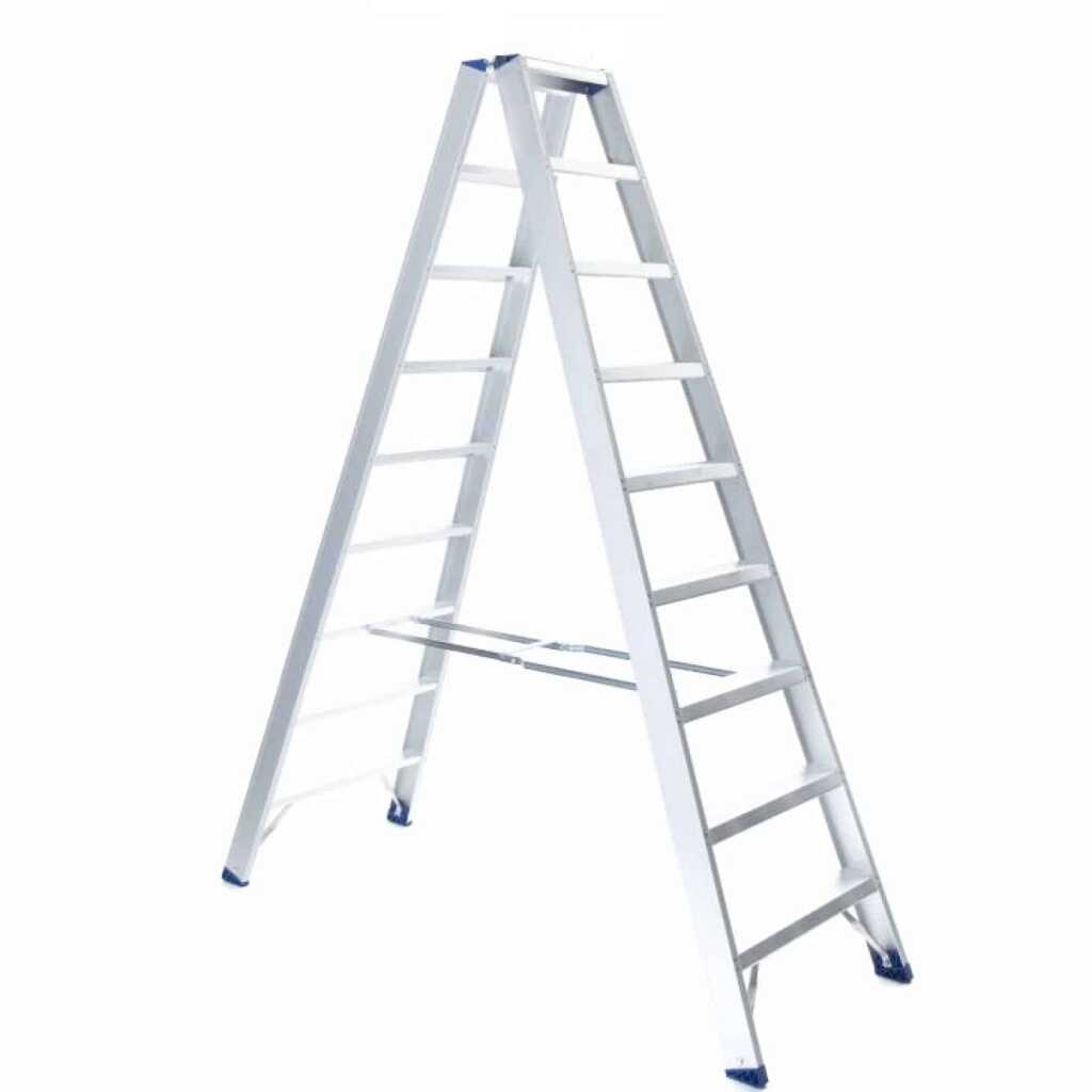 dubbele trapladder 2x9 treden