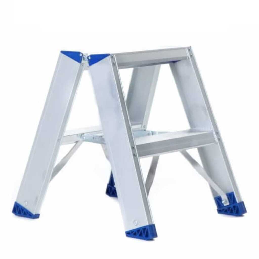 dubbele trapladder 2x2 treden