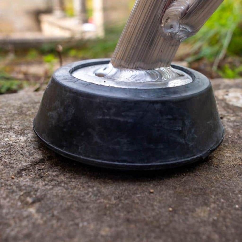 Foto van een rubberen voet voor een Vultur driepootladder