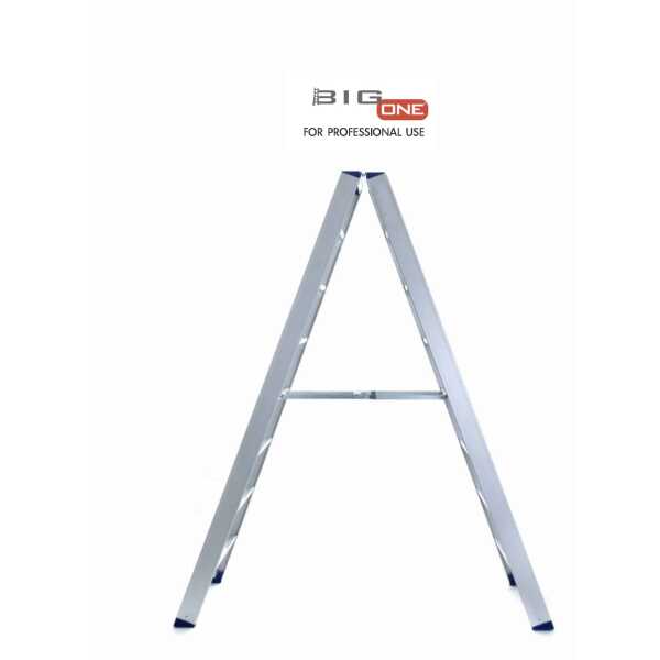 BigOne dubbele trapladder Atom 2x8 treden