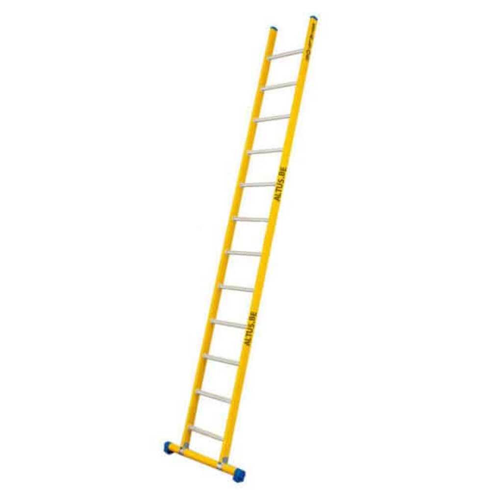 Enkel glasvezel ladder Staltor 12 alu sporten