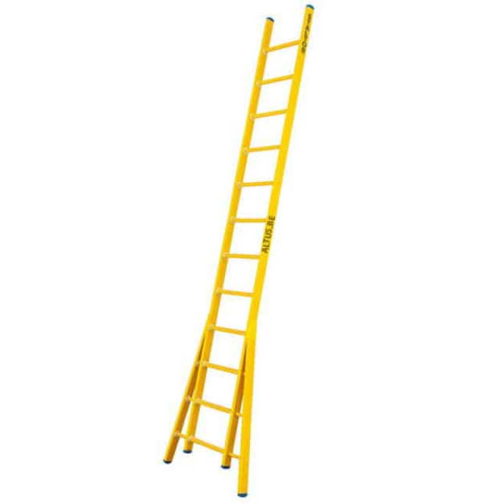 Enkel glasvezel ladder Staltor 12 sporten verbrede basis opengaande bomen