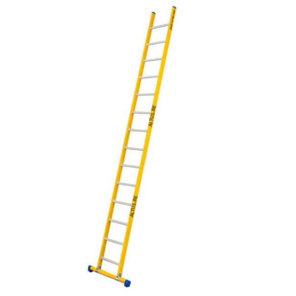 Enkel glasvezel ladder Staltor 14 alu sporten