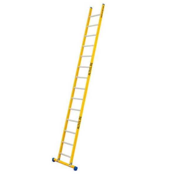 Enkel glasvezel ladder Staltor 14 alu sporten