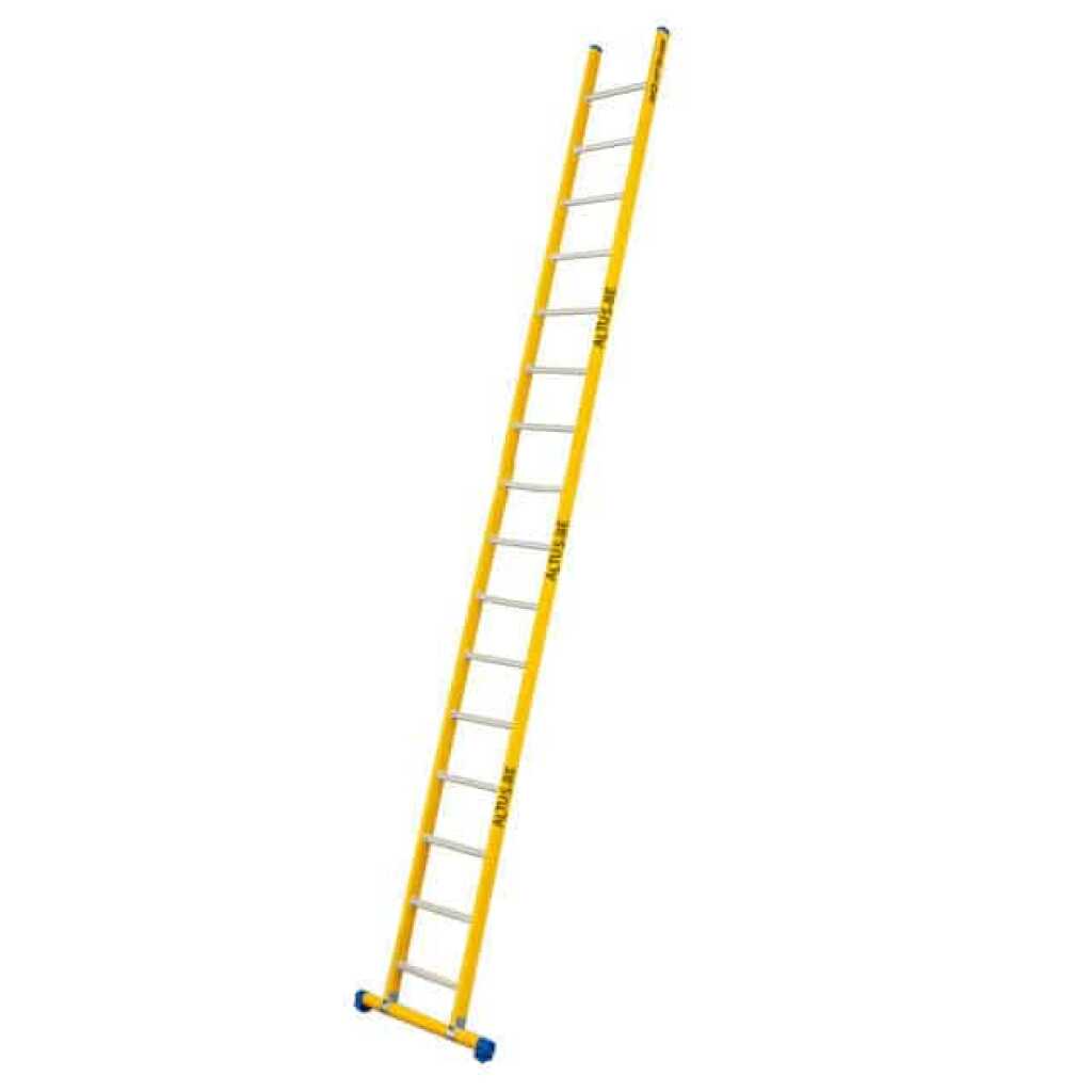 Enkel glasvezel ladder Staltor 16 alu sporten