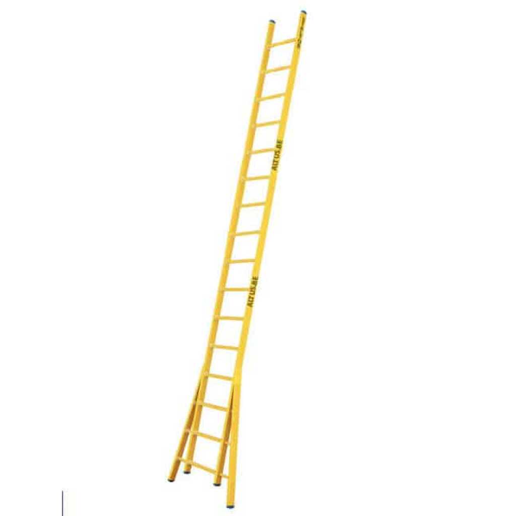 Enkel glasvezel ladder Staltor 16 sporten verbrede basis opengaande bomen