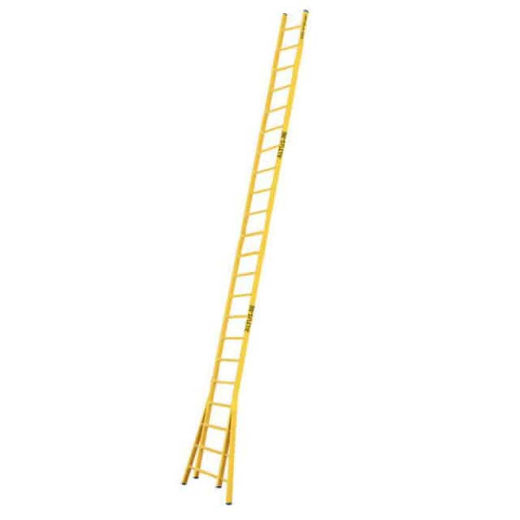 Enkel glasvezel ladder Staltor 22 sporten verbrede basis opengaande bomen