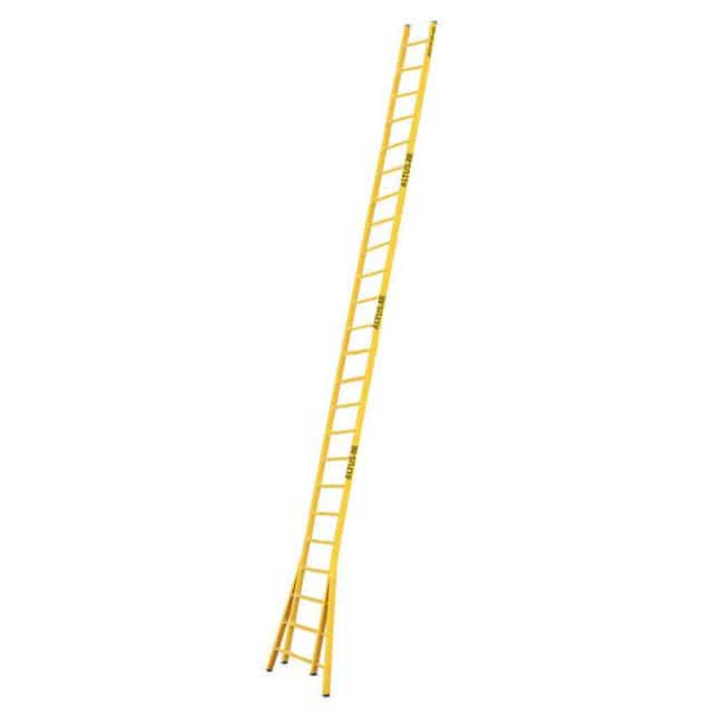 Enkel glasvezel ladder Staltor 24 sporten verbrede basis opengaande bomen