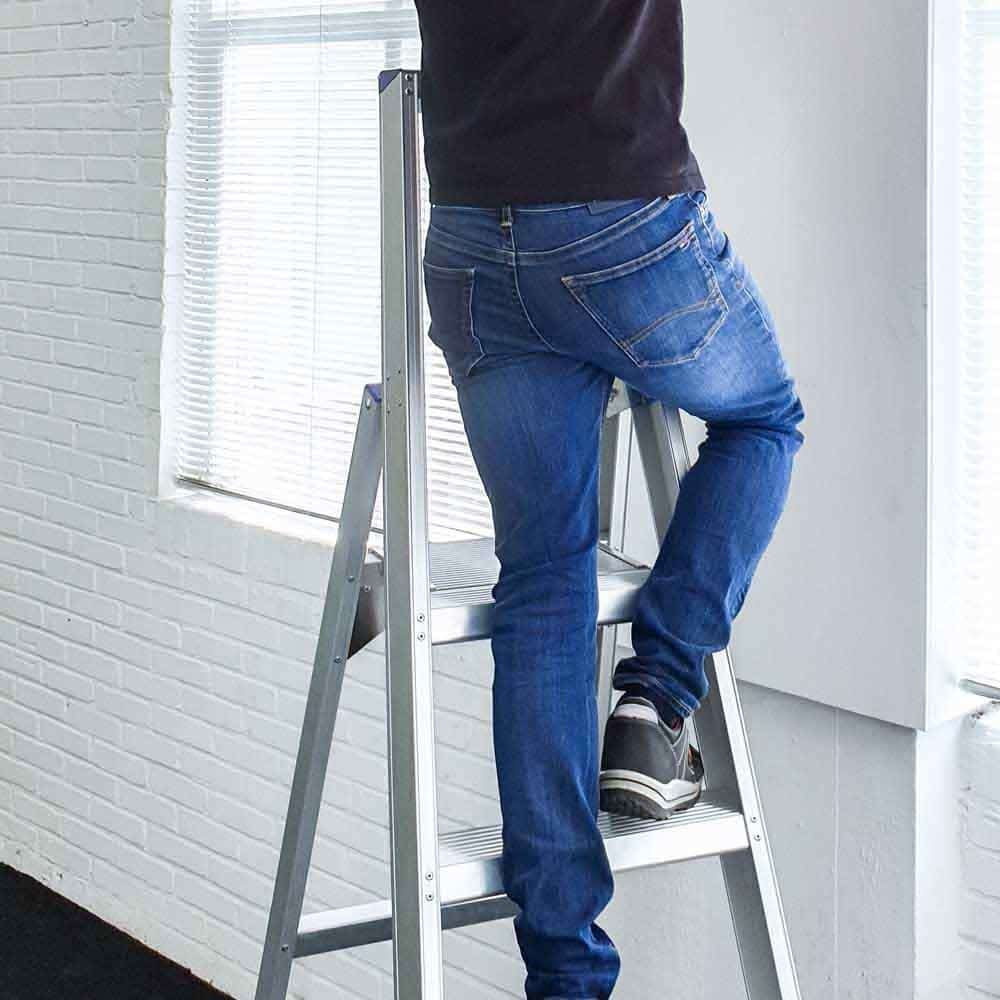 BigOne enkele trapladder Atom 5 treden