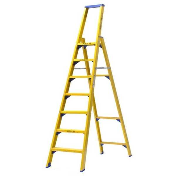 Enkele glasvezel trapladder 7 treden