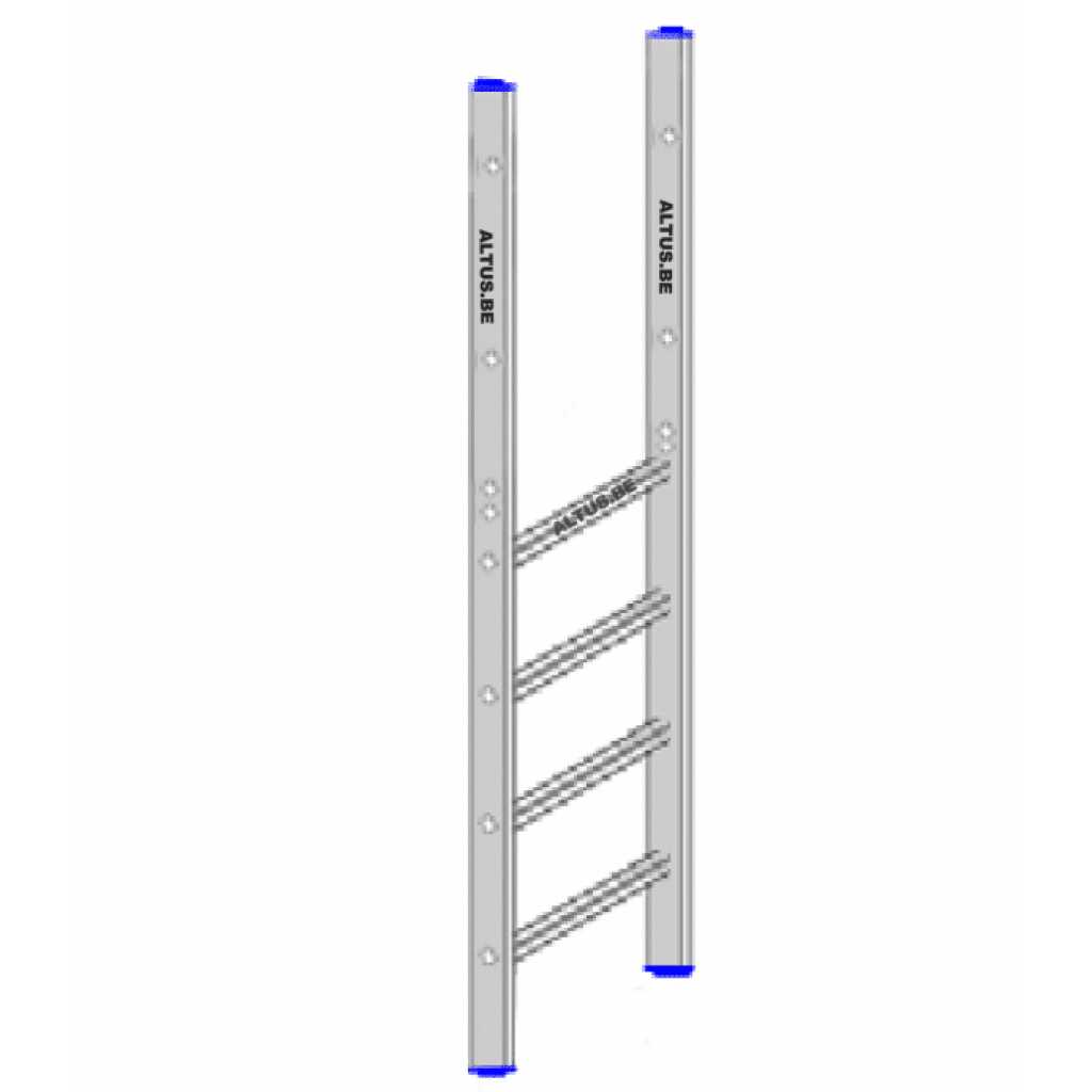 Brandladder dakretour voor BLOB met 4 sporten
