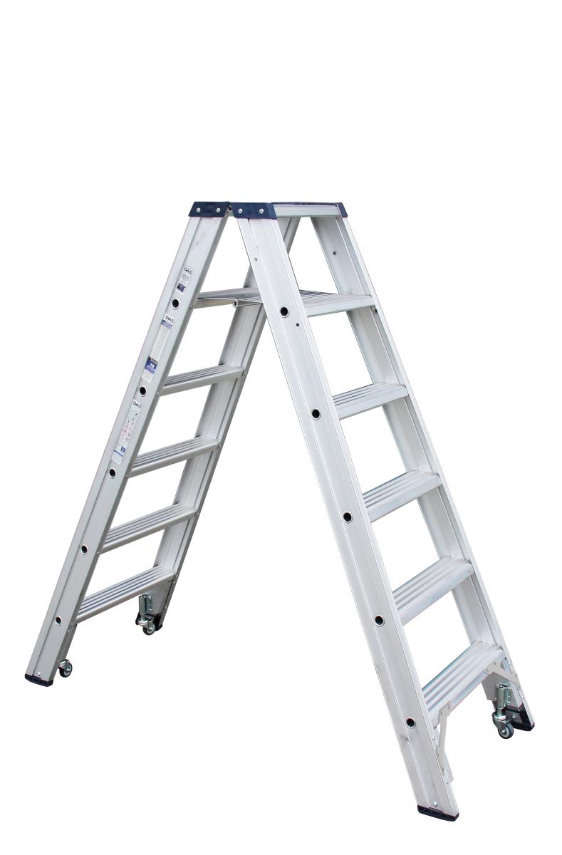 Dubbele trapladder Rollerstep ano 2x6 treden