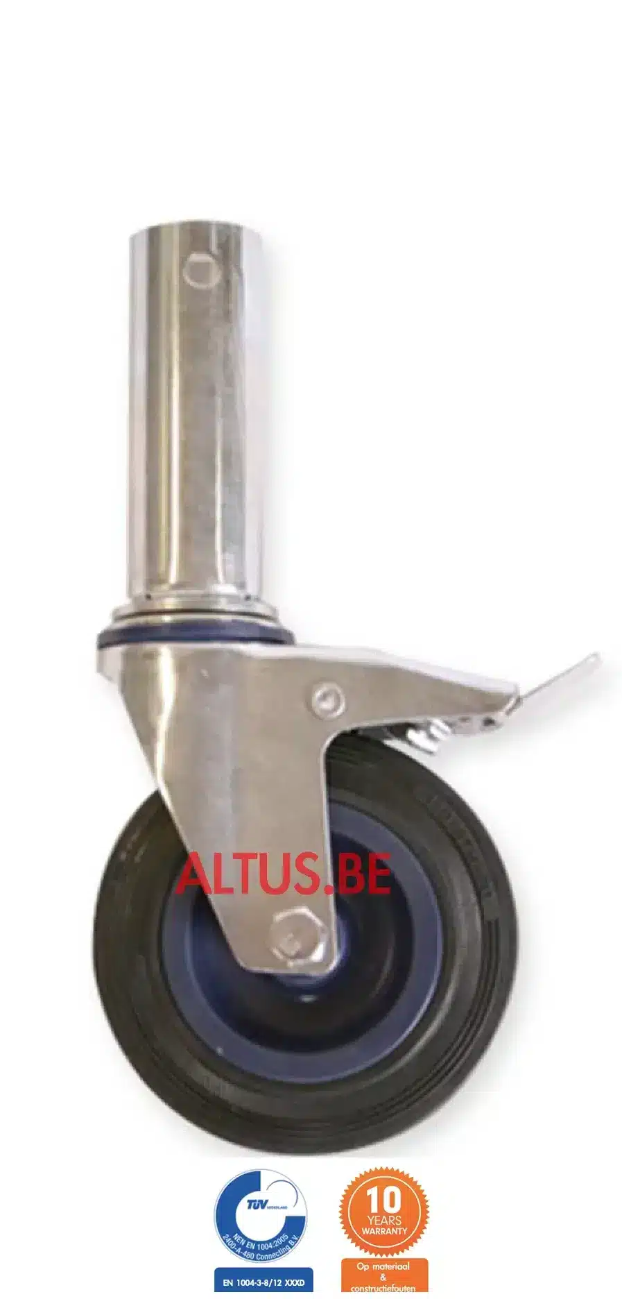 Euroscaffold universeel kamersteigerwiel 125mm