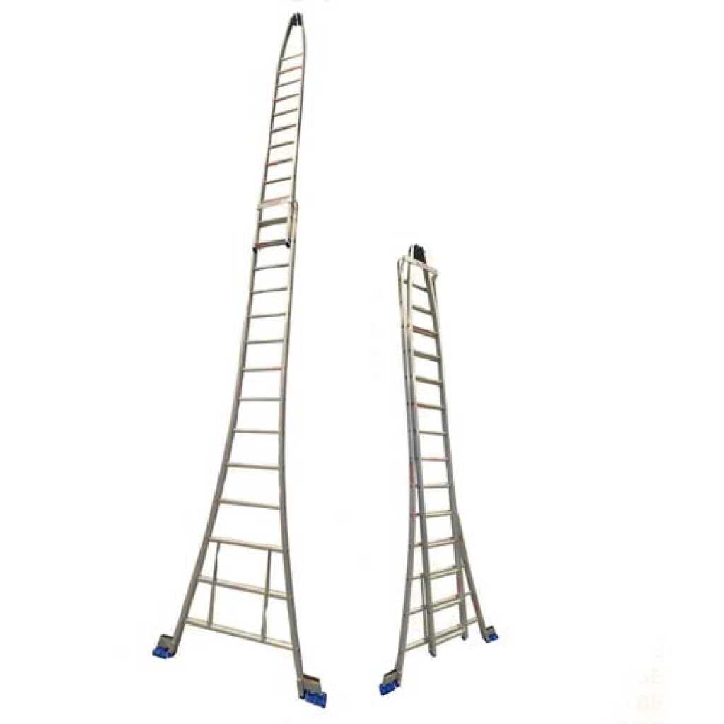 Solide 2-delige ruitenwasserladder 2x14 sporten