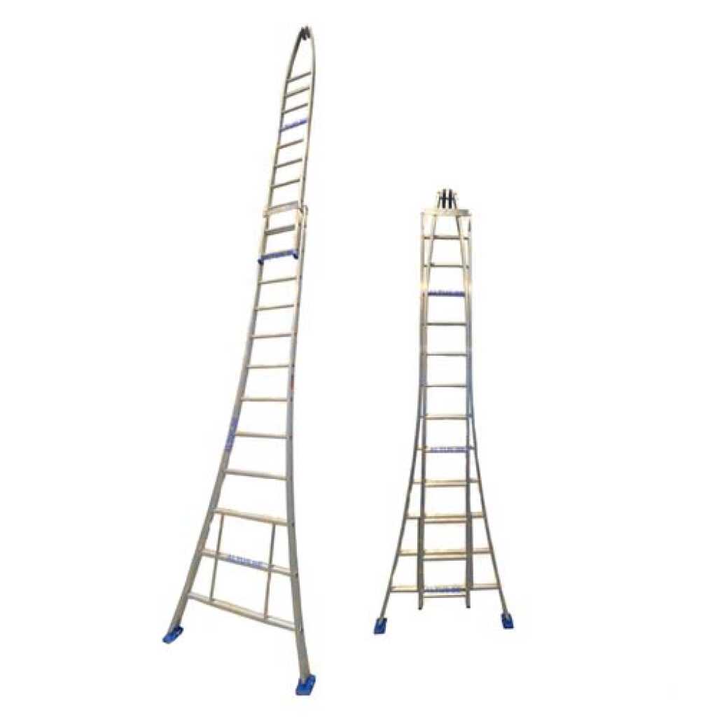 Solide 2-delige ruitenwasserladder 2x12 sporten