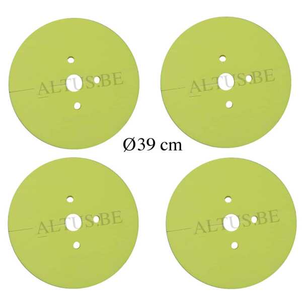 Grote steigerbumpers 390/50mm voor rolsteigers artikel 100450 euroscaffold
