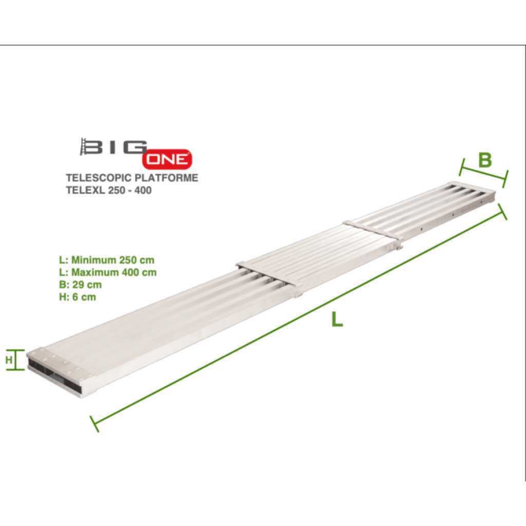 Tele XL platform 250-400