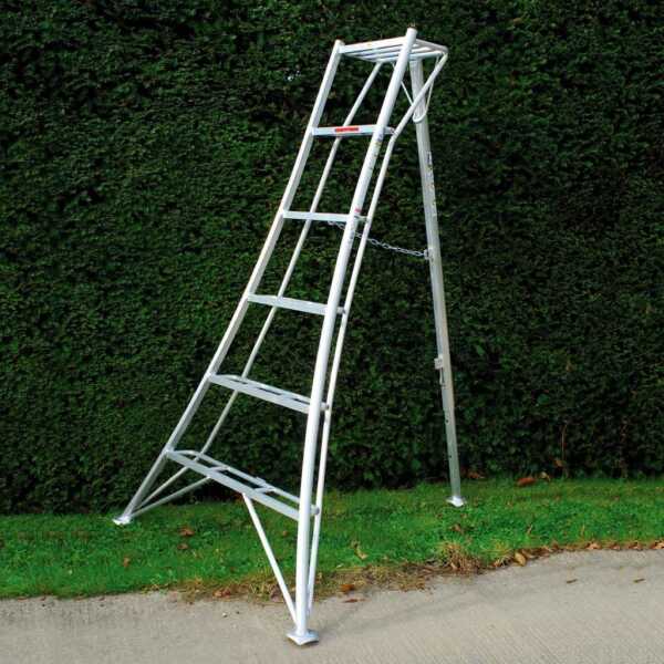 Vultur tripod ladder 180 cm met 1 poot verstelbaar - 1.80m
