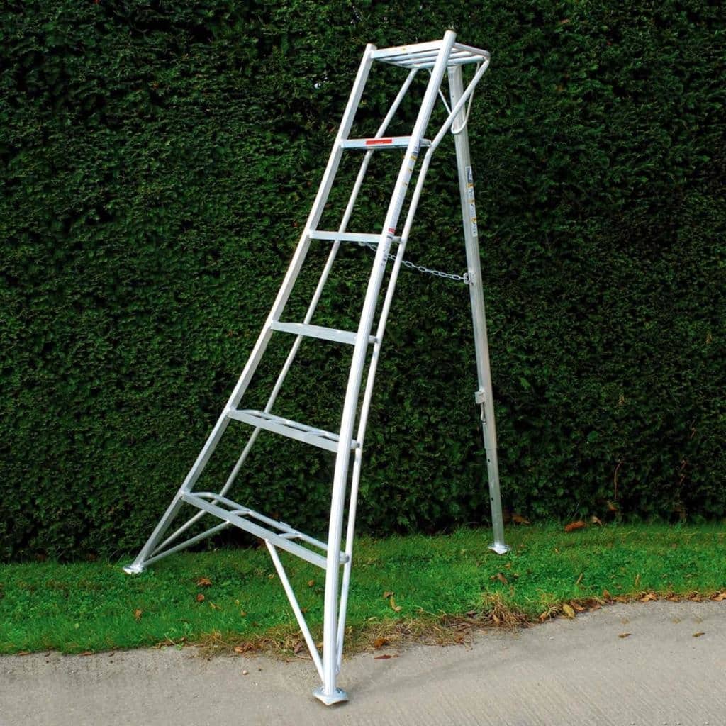 Vultur tripod ladder 180 cm met 1 poot verstelbaar - 1.80m - Afbeelding 6