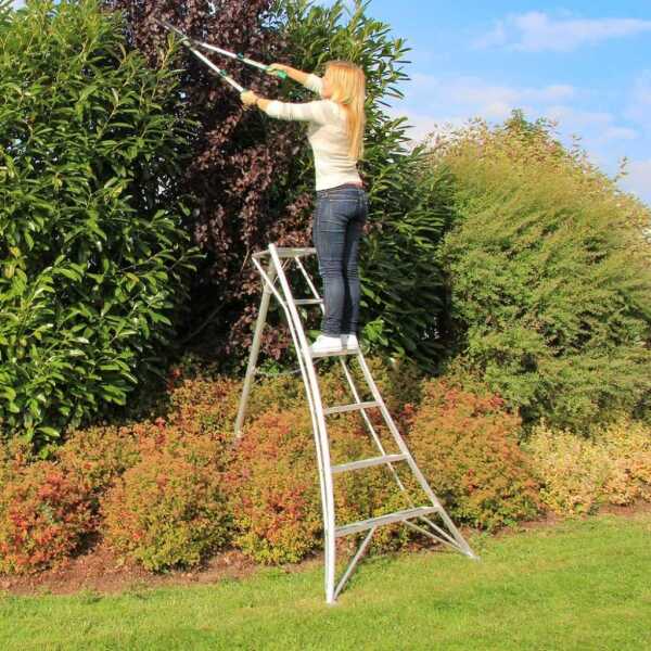 Vultur tripod ladder 180 cm met 1 poot verstelbaar - 1.80m
