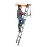 Telescoop zoldertrap