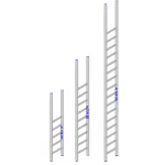 Standaard brandladders zonder kooi