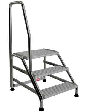 Tubesca Werktrap Modul 3 treden met 1 leuning