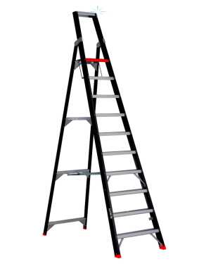 Altrex enkele trapladder Taurus 10 treden - TGB10 - 2.35m stahoogte