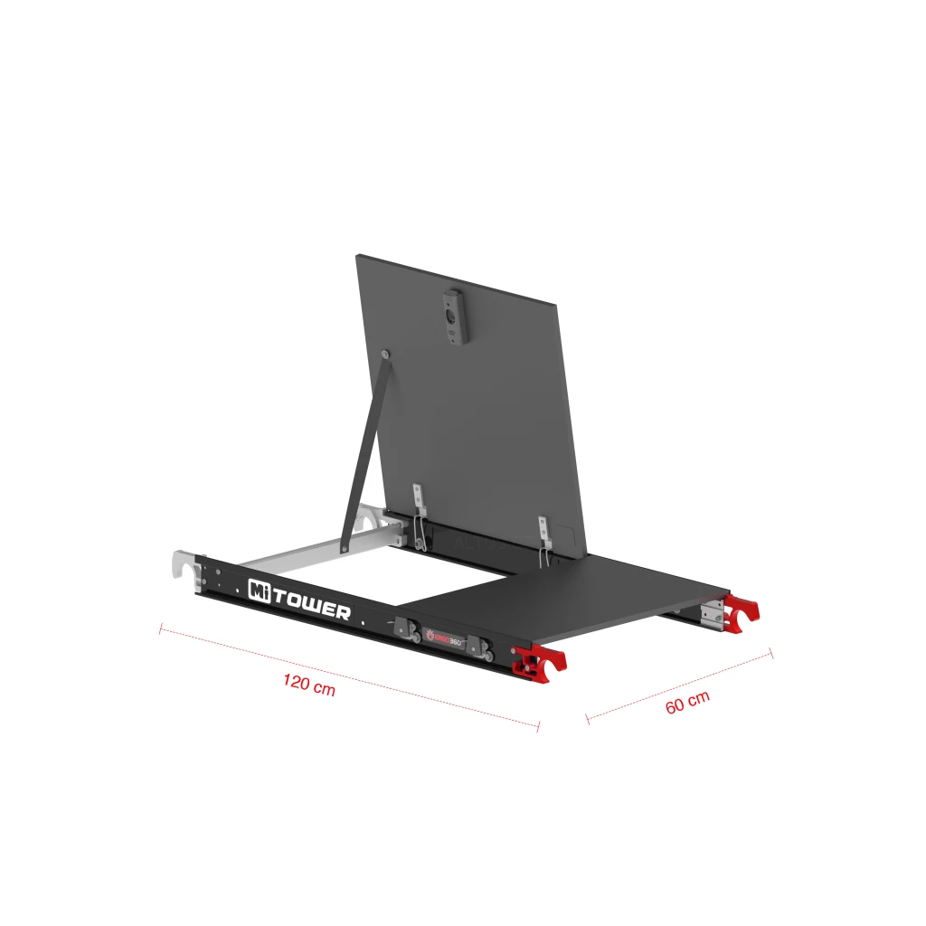 platform fiber-deck mitower met luik