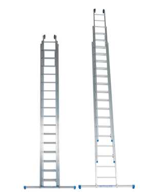 solide schuifladder 3x16 sporten