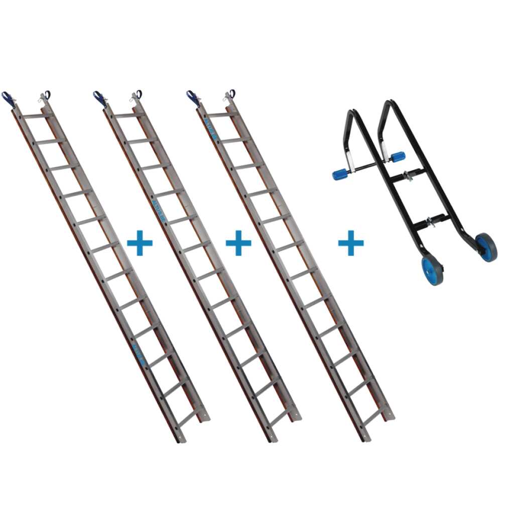 solide dakladderset 9m