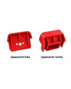 Mounter eindkap Z-ladder rood