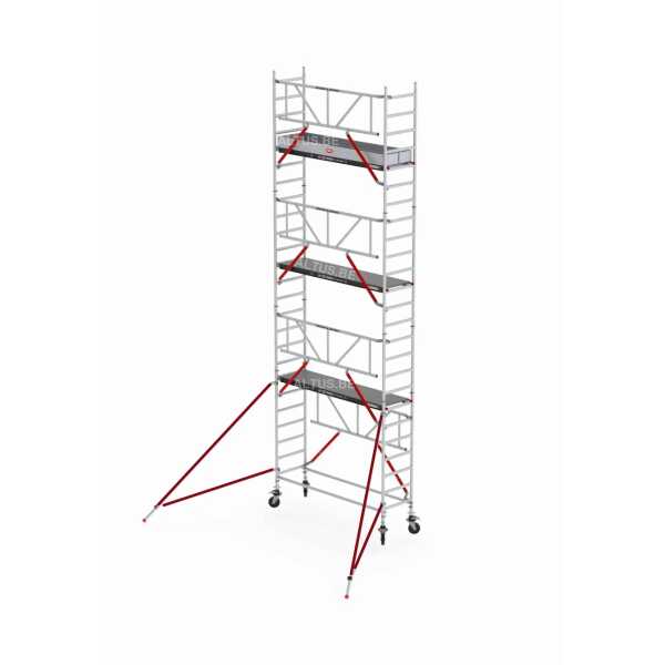 Rolsteiger RS TOWER 51-S Safe-Quick® Guardrail - Gevelvrij - werkhoogte 8,20m - 0,75x1,85 - Hout