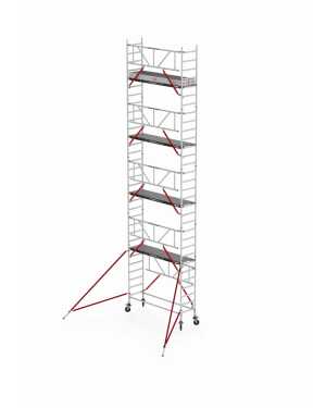 Rolsteiger RS TOWER 51-S Safe-Quick® Guardrail - Gevelvrij - werkhoogte 10,20m - 0,75x1,85 - Fiber-Deck®