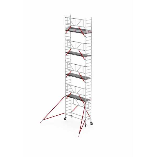 Rolsteiger RS TOWER 51-S Safe-Quick® Guardrail - Gevelvrij - werkhoogte 10,20m - 0,75x1,85 - Hout